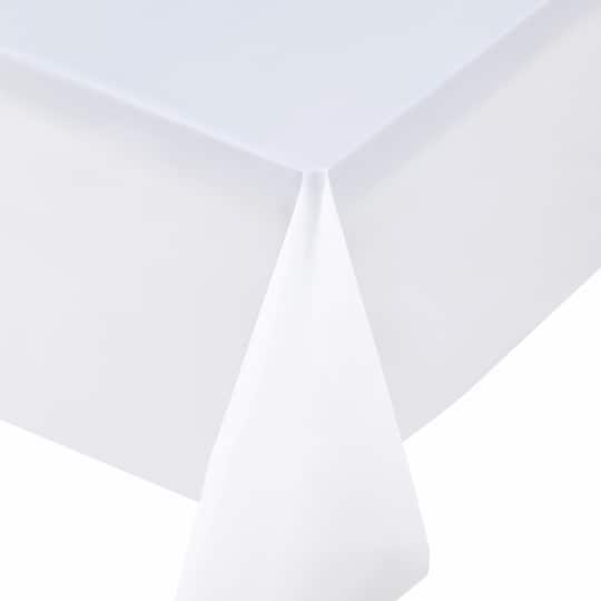 Michaels, 54" x 108" Solid Plastic Table Cover by Celebrate It™ – Category: Table Covers & Skirts